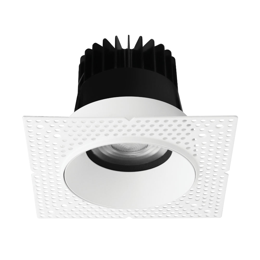 Luxrite 4" Regressed Trimless Push N' Lock Zoomable Spotlight - CCT Selectable Dual Dimming/Universal Voltage Additional Image 2