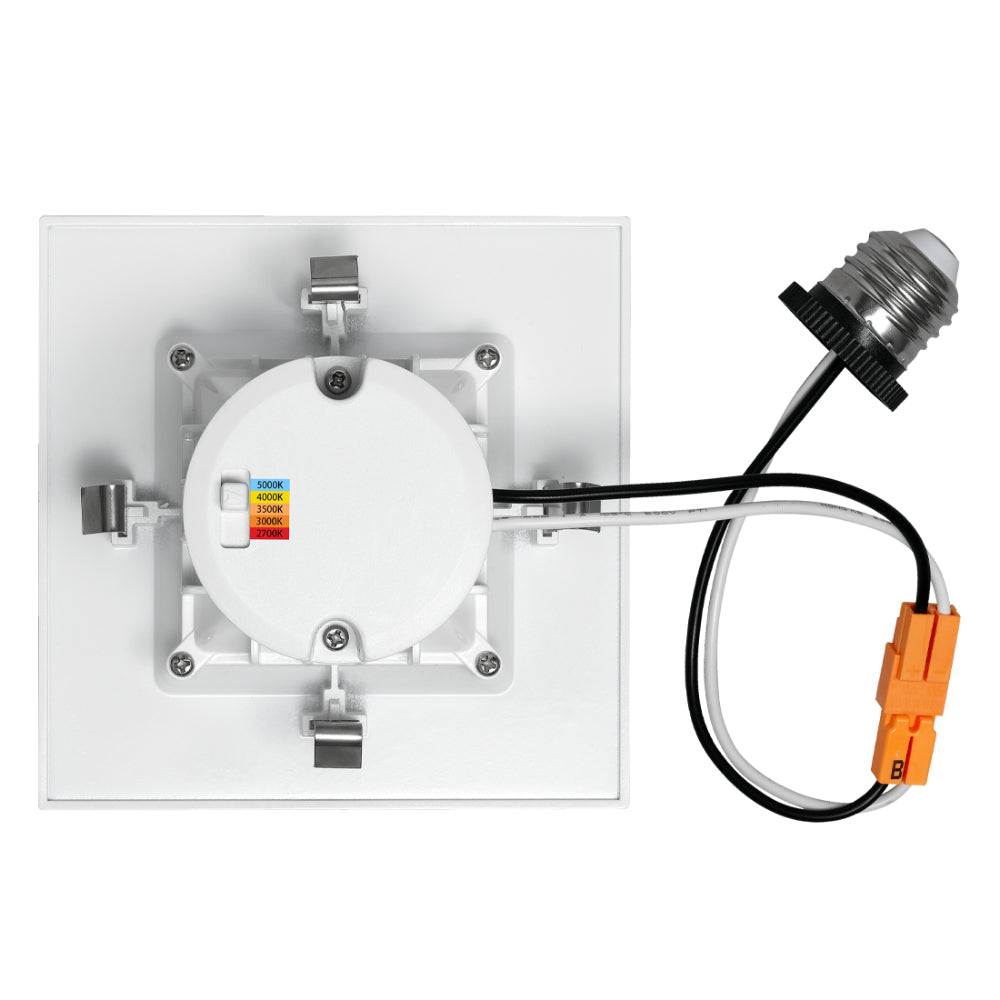 Luxrite 4" Retrofit Square 5CCT - HO Downlight Additional Image 1