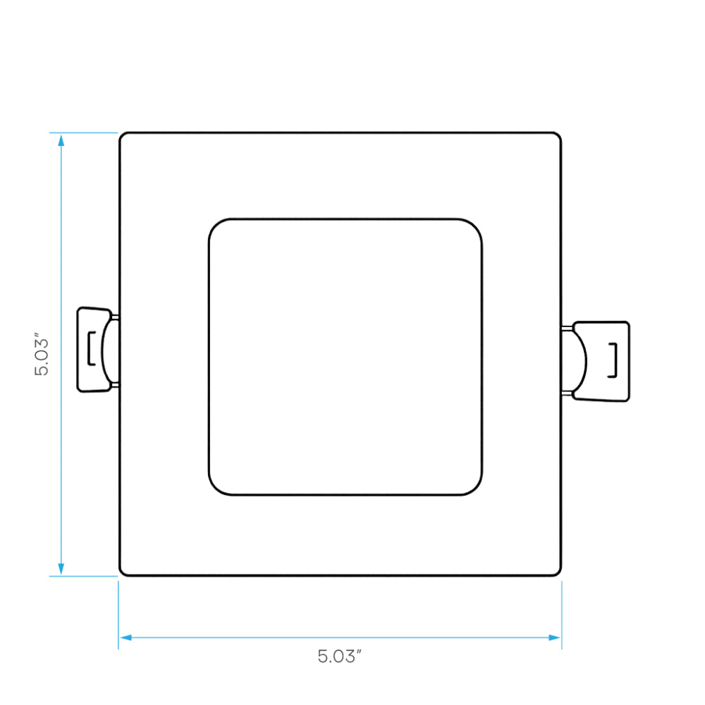 Luxrite 4" Smart Mini Panel RGB + Tunable White - Square Additional Image 1