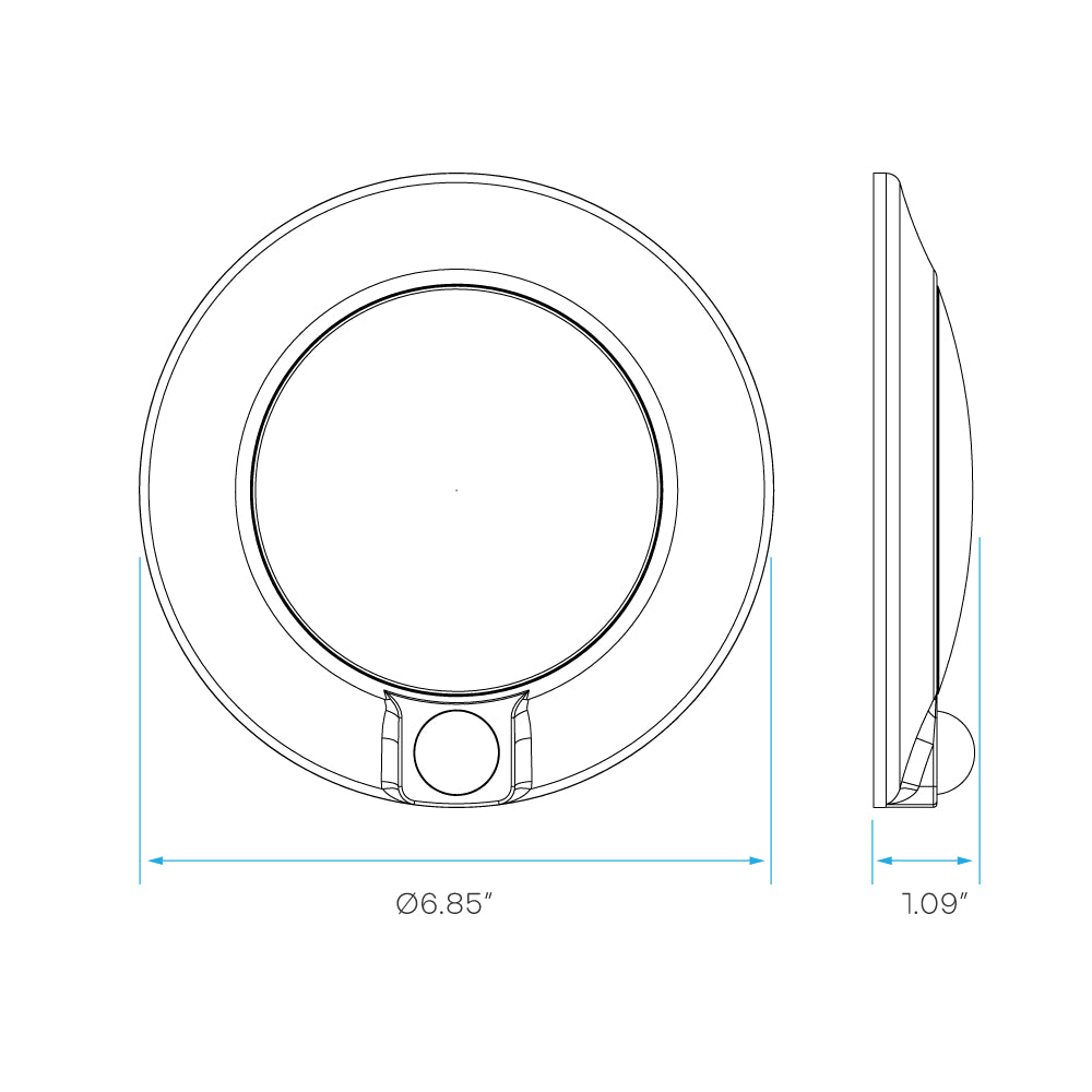 Luxrite 4" Surface Mount Disk 3CCT + PIR Additional Image 2