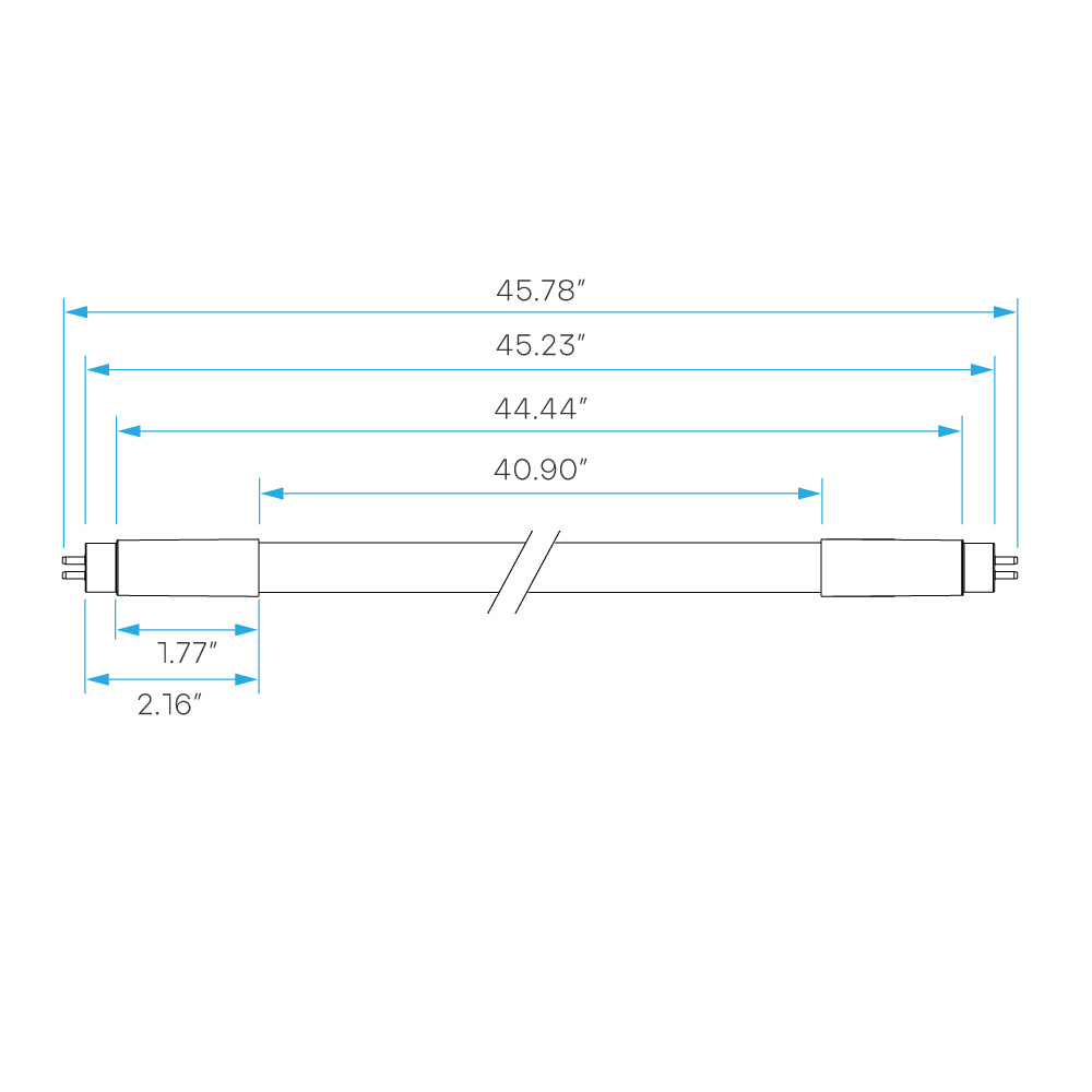 Luxrite 4' T5 24W Universal 3 Way LED Lamp Additional Image 2