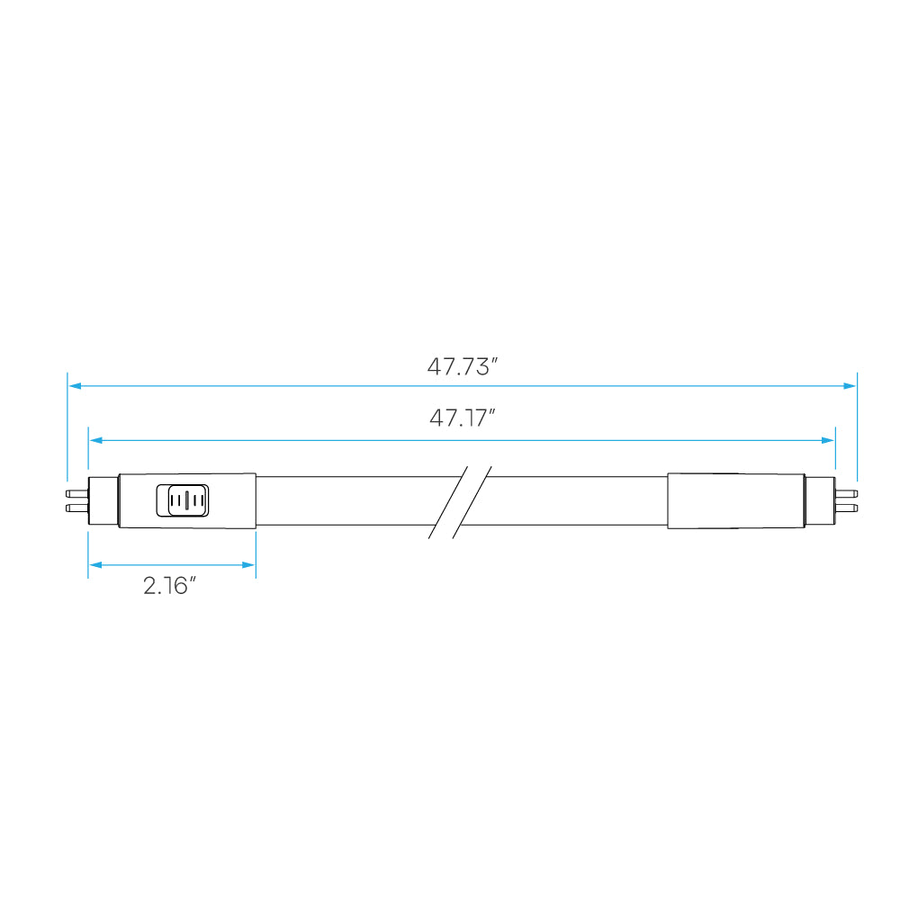 Luxrite 4' T8 18W 3CCT Clear Universal LED Lamp Additional Image 2