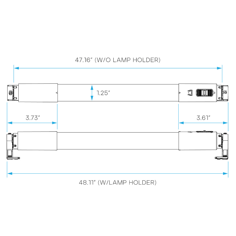 Luxrite 4' T8 EM Ready - 5CCT Selectable LED Lamp Additional Image 6