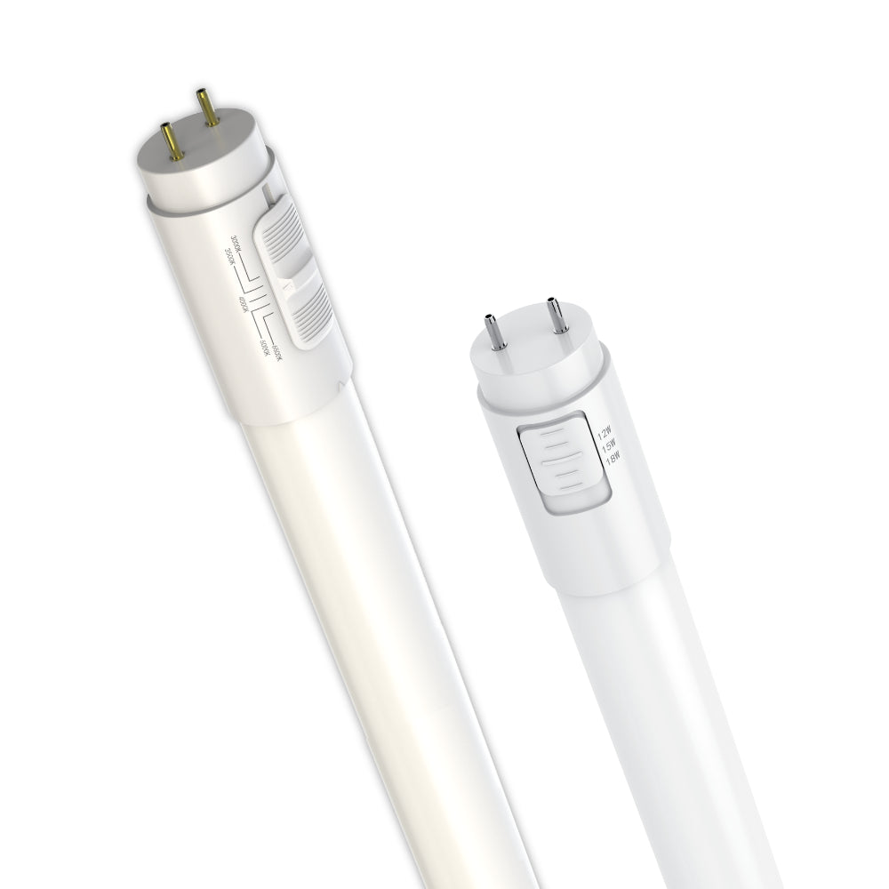 Luxrite 4' T8 Universal 3 Way - 5CCT & 3 Wattage Selectable - Dimmable LED Lamp