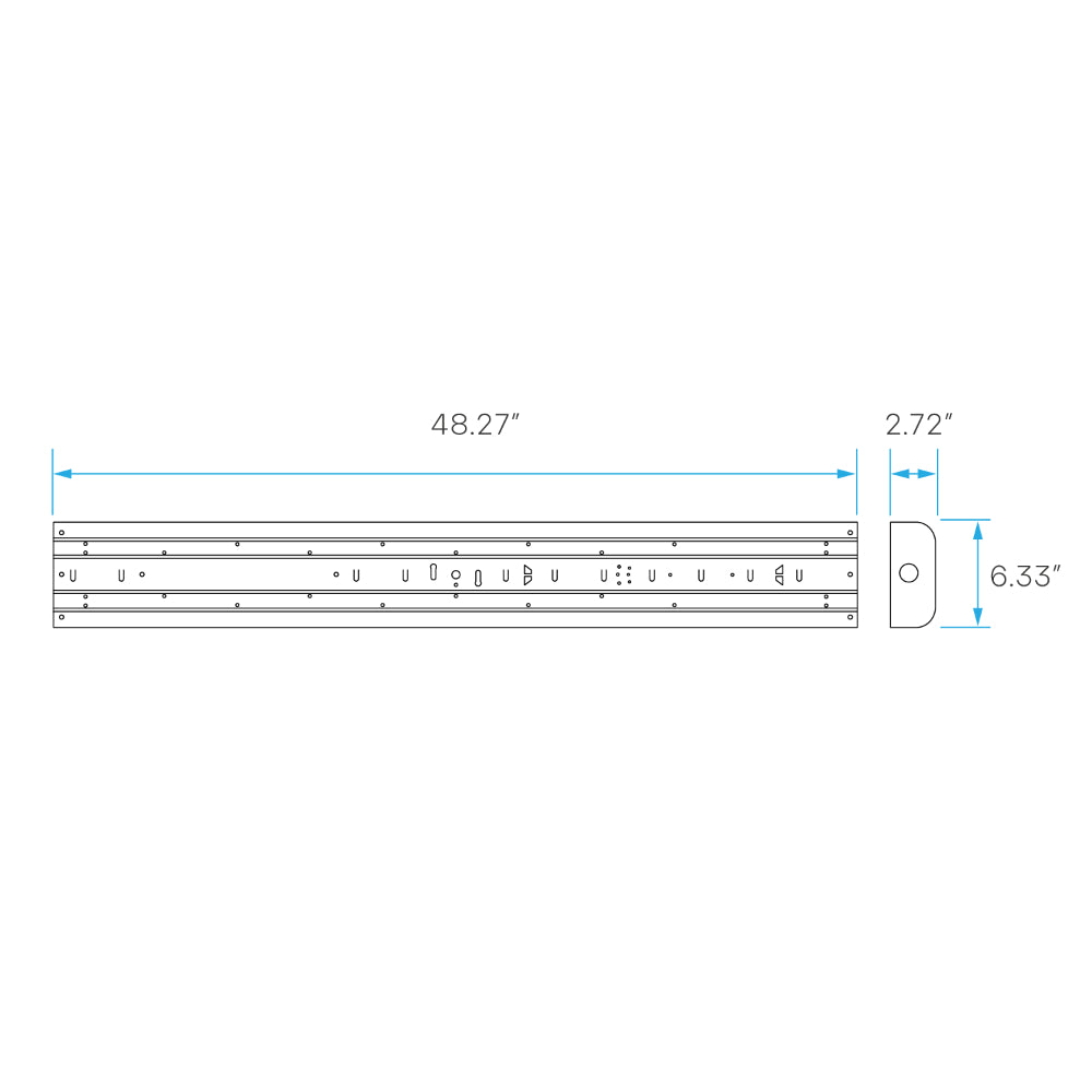 Luxrite 4' Wrap Wattage Selectable 3CCT + EM + MS Additional Image 1