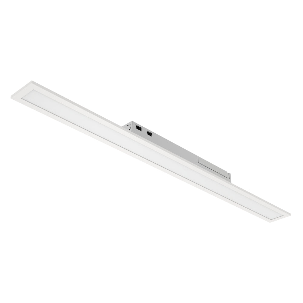 Luxrite 4" x 4' Recessed Backlit Panel - CCT & Wattage Selectable