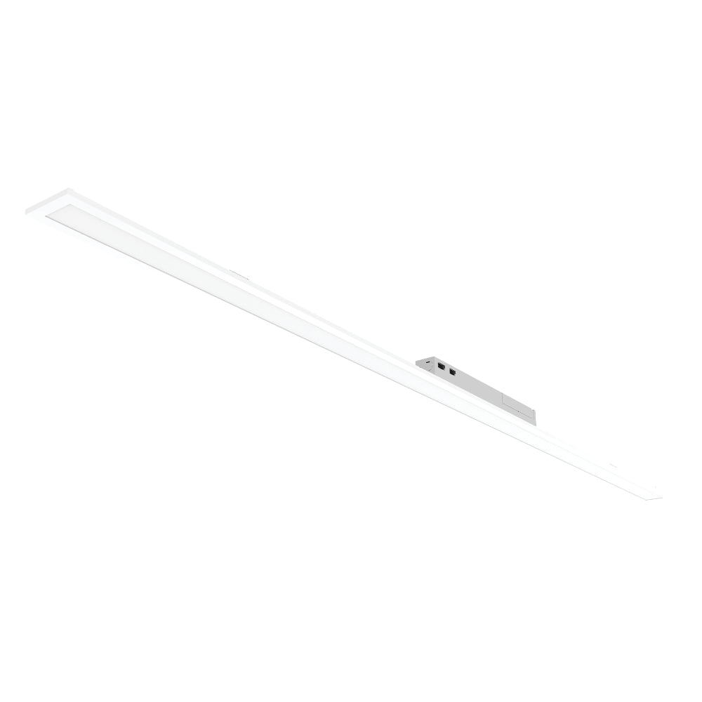 Luxrite 4" x 8' Recessed Backlit Panel - CCT & Wattage Selectable