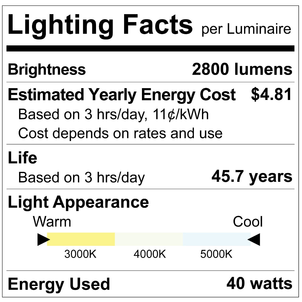 Luxrite 48" LED Vanity Fixture - Brushed Nickel Additional Image 2