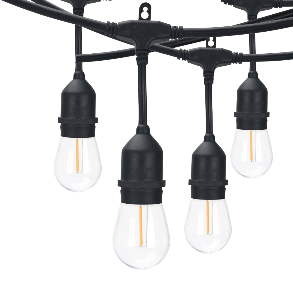 Luxrite 48' Plug In String Lights - 2200K