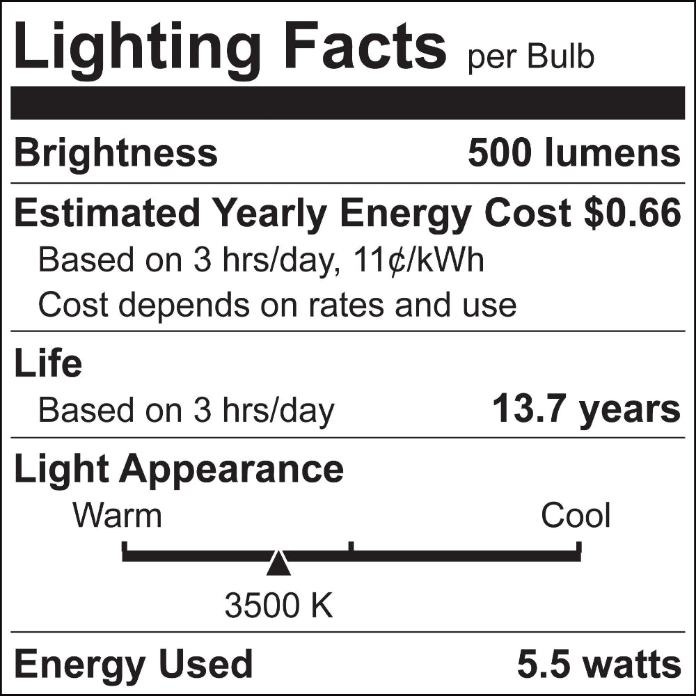 Luxrite 5.5W E12 CTC Candle LED Lamp Additional Image 4