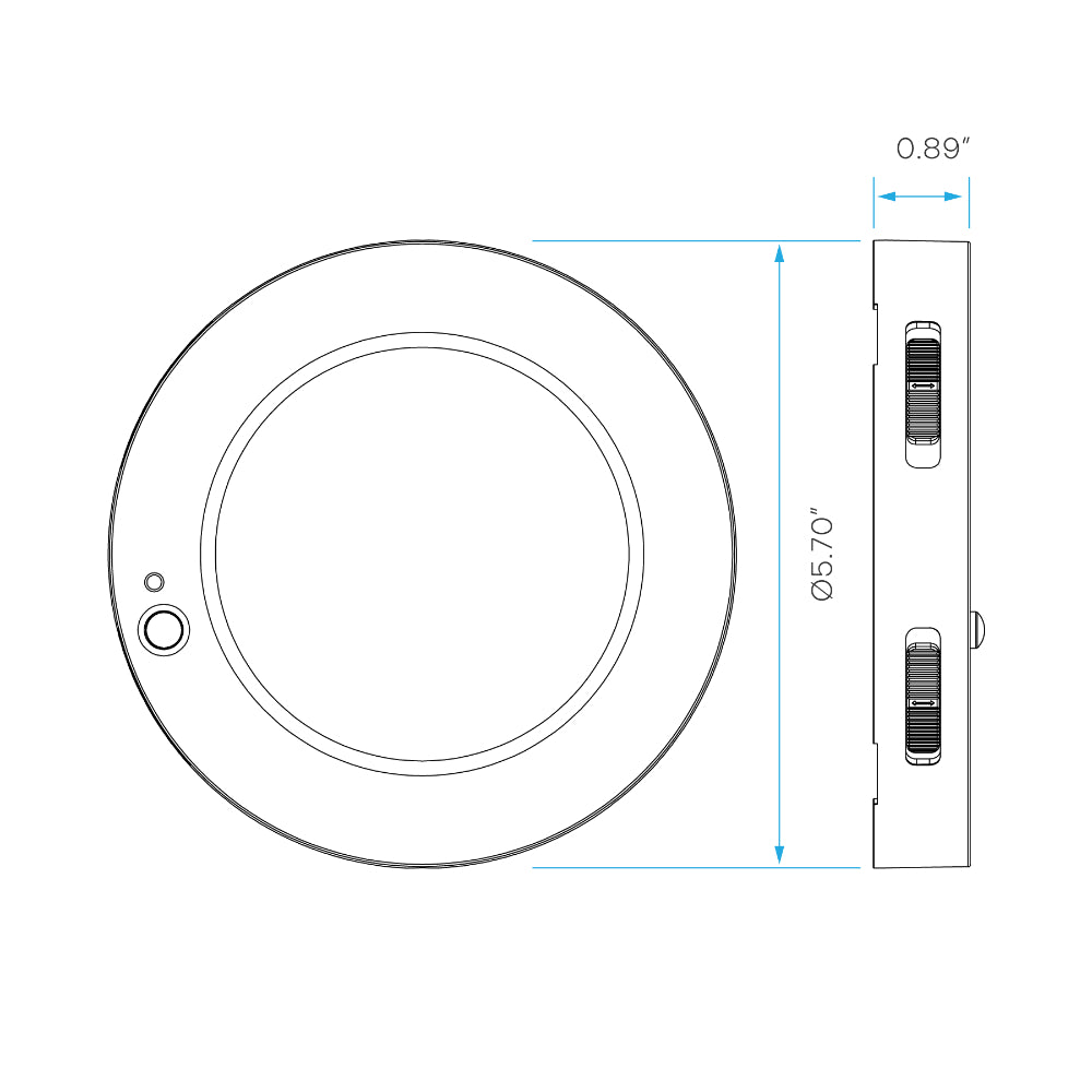 Luxrite 5" Adjustable PIR Sensor Slim Bi-Level & Standard Option - CCT Selectable Additional Image 3
