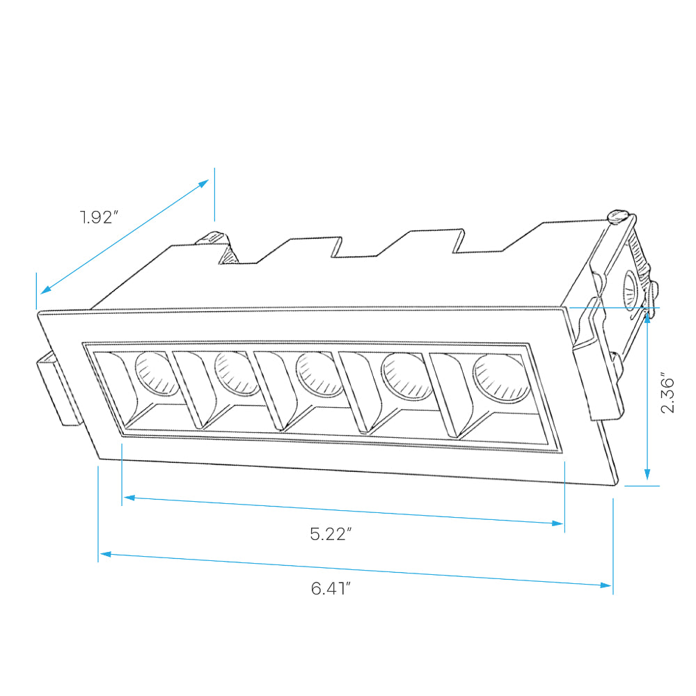 Luxrite 5 Canless Architectural Multilight - CCT Selectable Additional Image 1