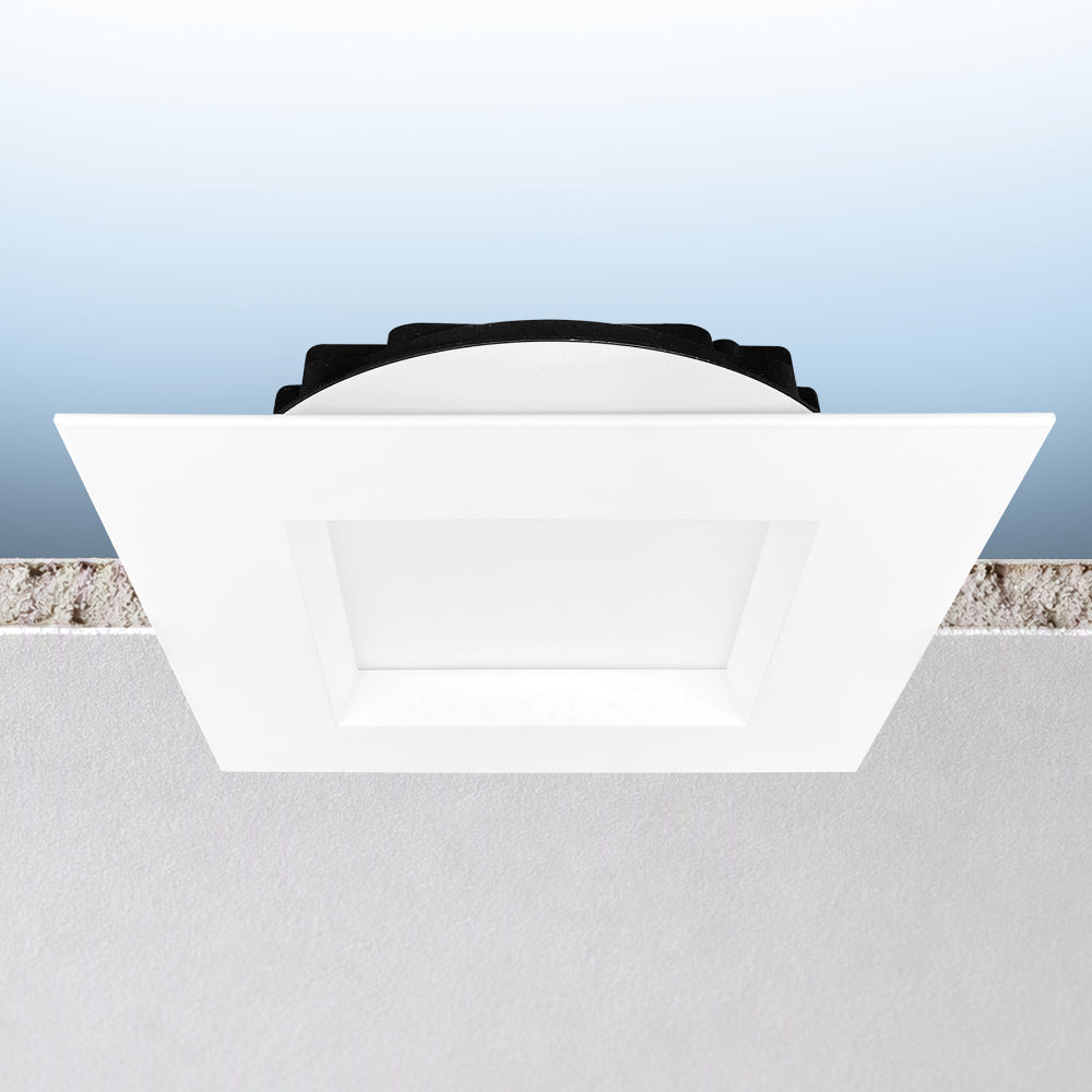 Luxrite 5" Regressed Mini Panel - CCT & Wattage Selectable - Dual Dimming/Universal Voltage