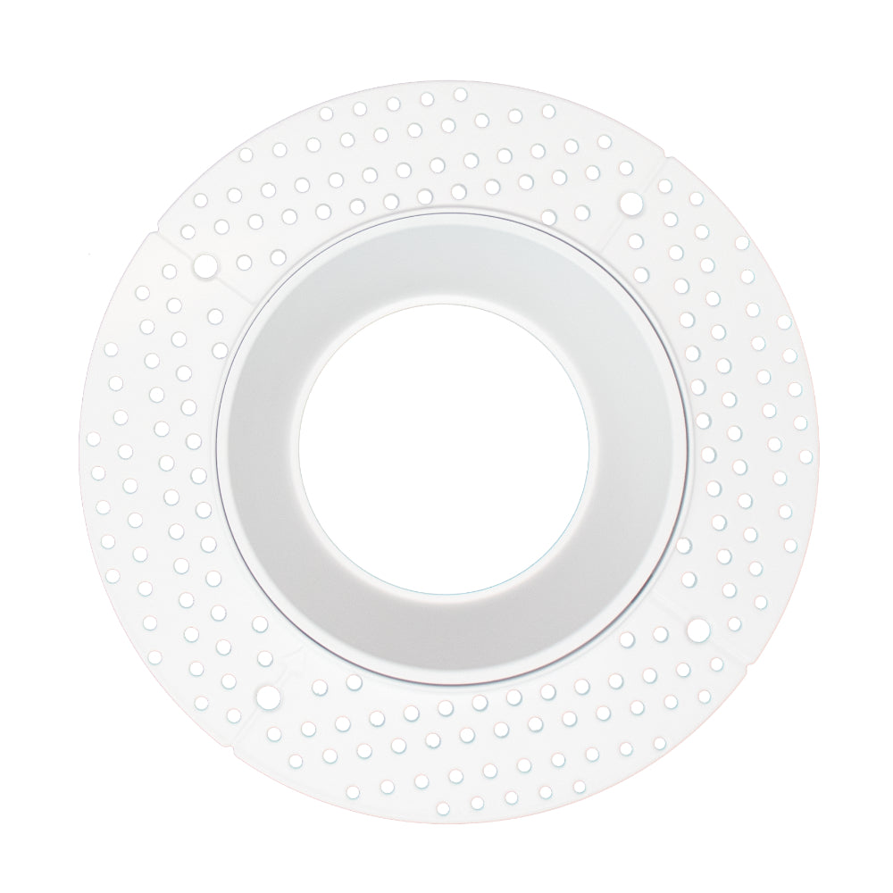 Luxrite 5" Round White Trimless Additional Image 1