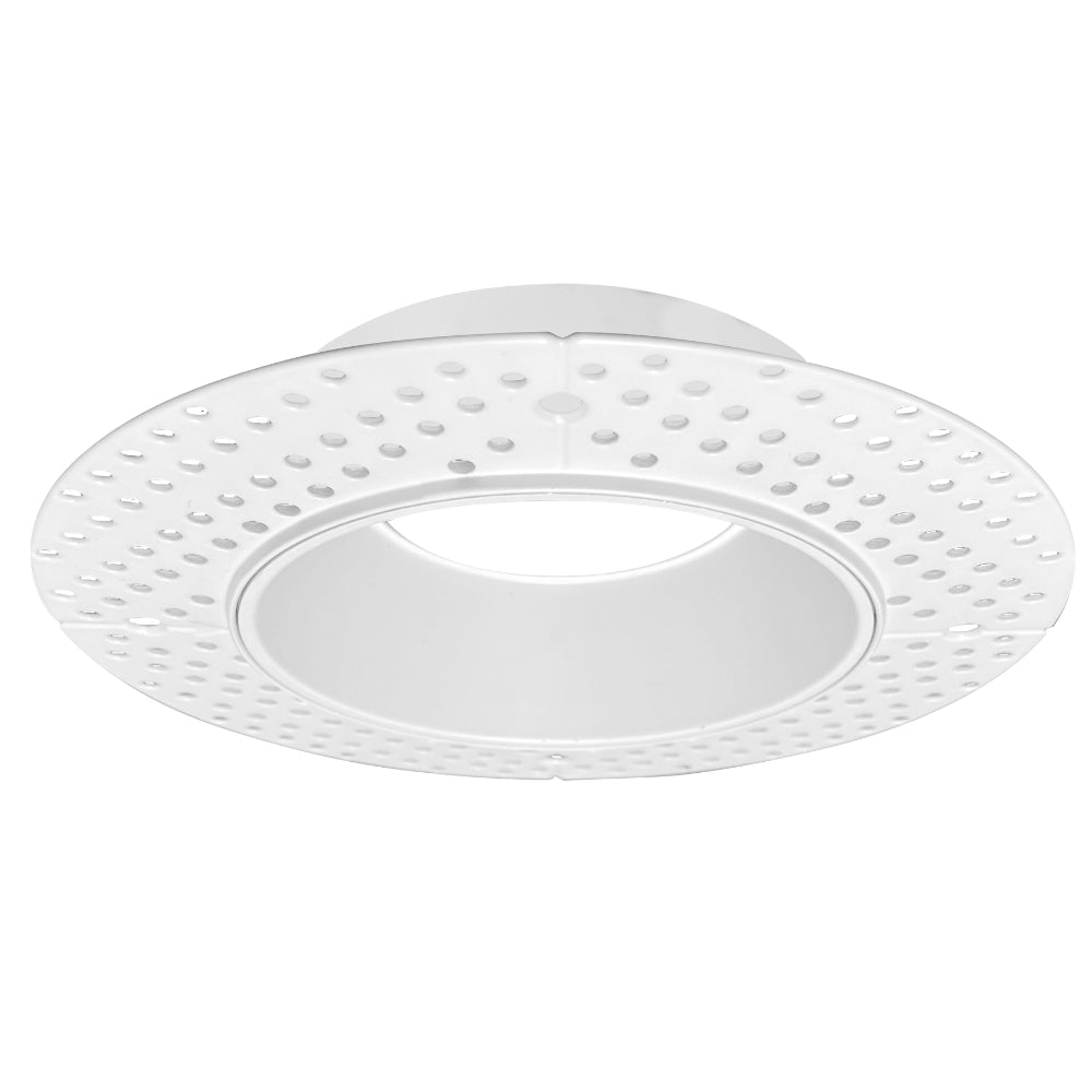 Luxrite 5" Round White Trimless