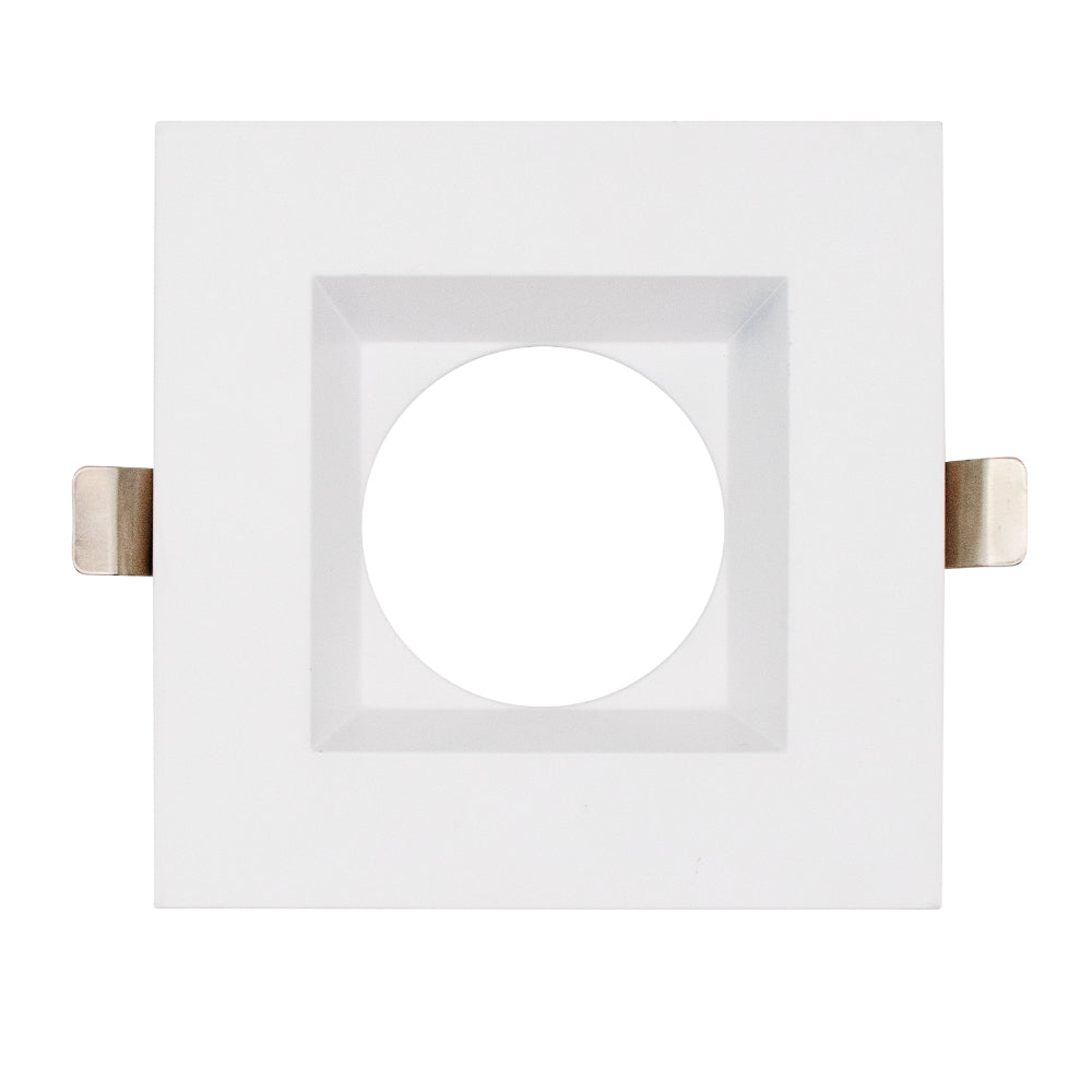 Luxrite 5" Square Trim Replacement - White Finish