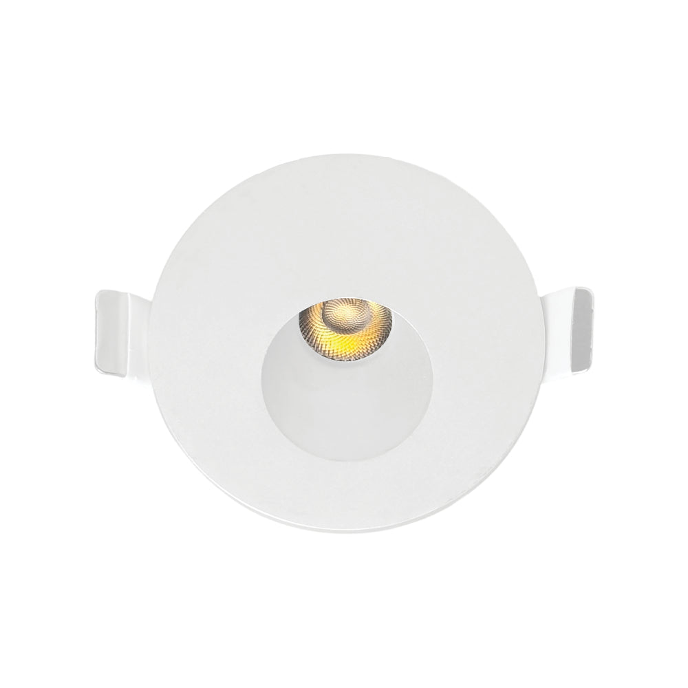 Luxrite 5W Clip-In Round Step-Light - 5CCT Selectable