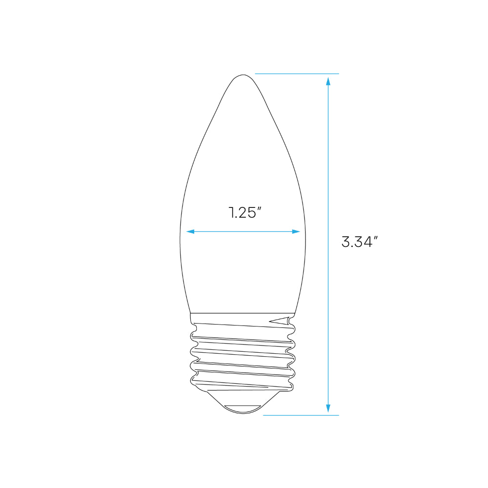 Luxrite 5W Torpedo E26 LED Lamp Additional Image 1
