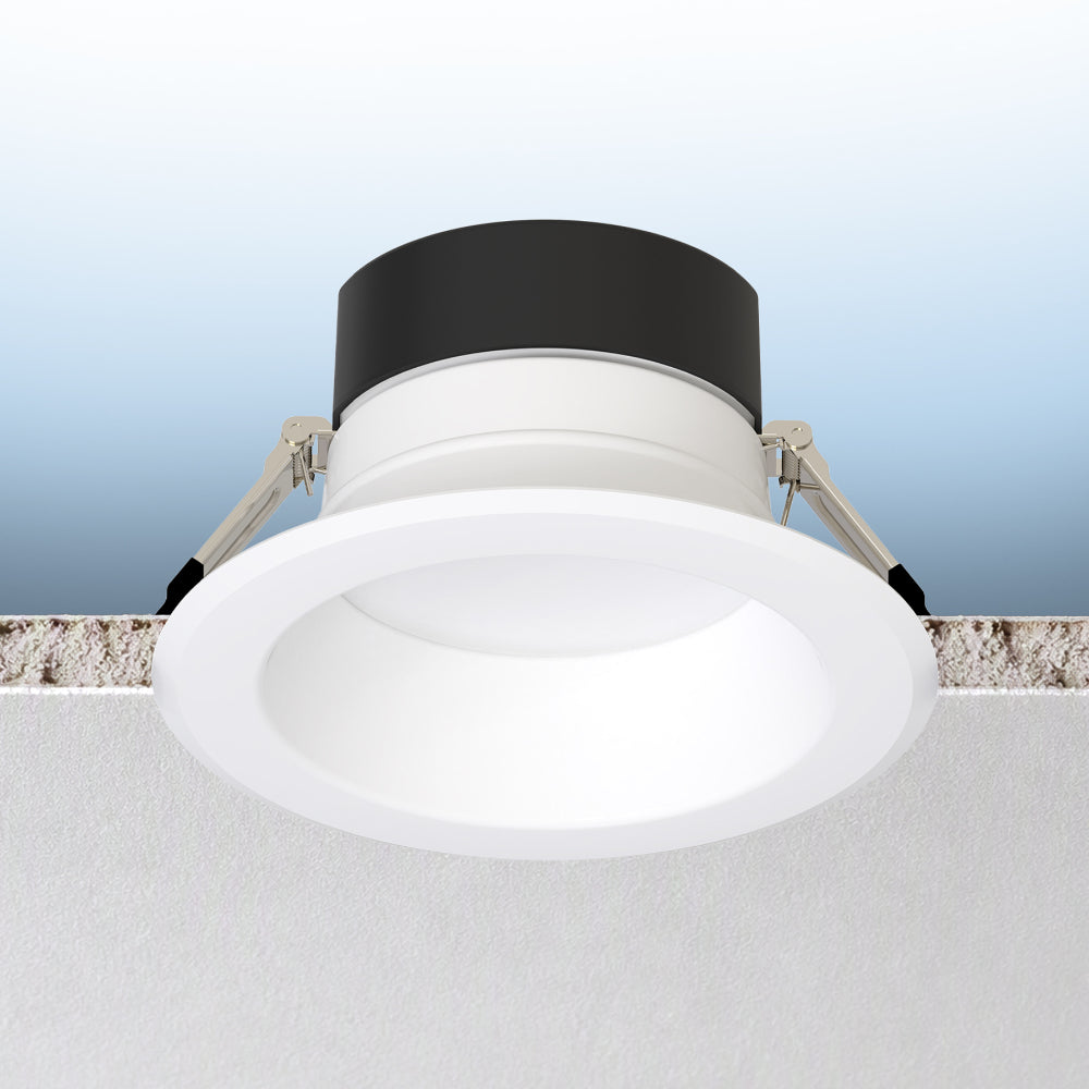 Luxrite 6" 5 CCT & 3 Wattage Selectable - Universal Voltage/Dual Dimming Commercial Downlight