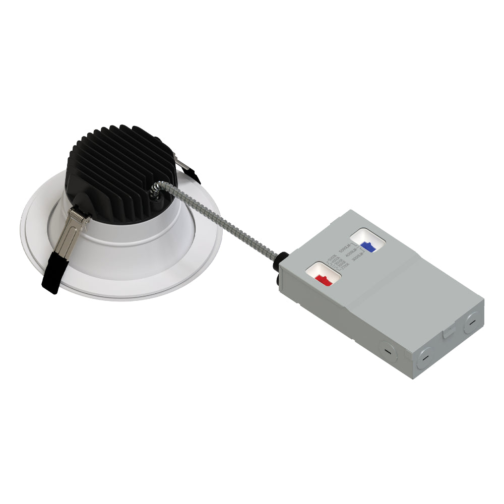Luxrite 6" 5 CCT & 3 Wattage Selectable - Universal Voltage/Dual Dimming High Output Commercial Downlight Additional Image 3