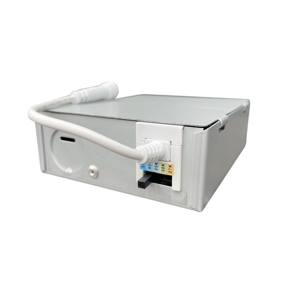 Luxrite 6" Mini Panel Round 5CCT High Output Smooth Canless Wafer Spotlight Additional Image 4