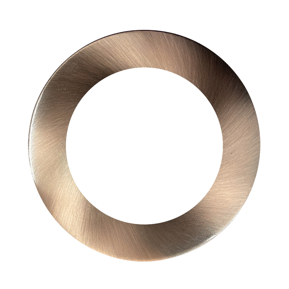 Luxrite 6" Mini Panel Round Trim For Canless Wafer Spotlight Additional Image 2