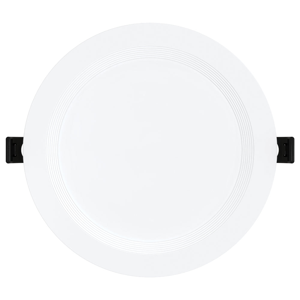 Luxrite 6" Recessed Mini Panel Canless Spotlight - 5CCT & 3 Wattage Selectable - Universal Voltage
