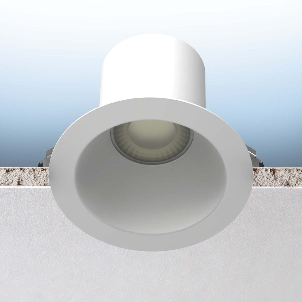 Luxrite 6" Regressed Canless Spotlight - Round - 5 CCT Select Universal Voltage/Dual Dimming Additional Image 5