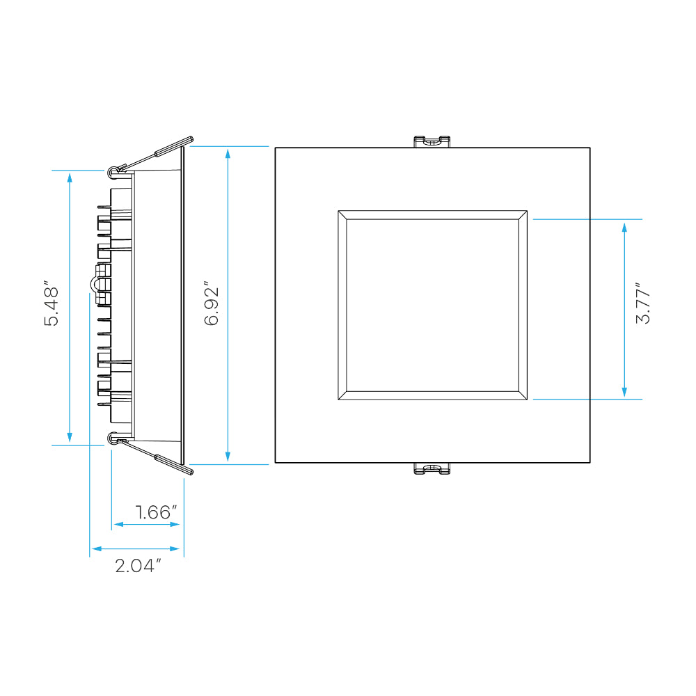 Luxrite 6" Regressed Mini Panel 5CCT - High Output Additional Image 10