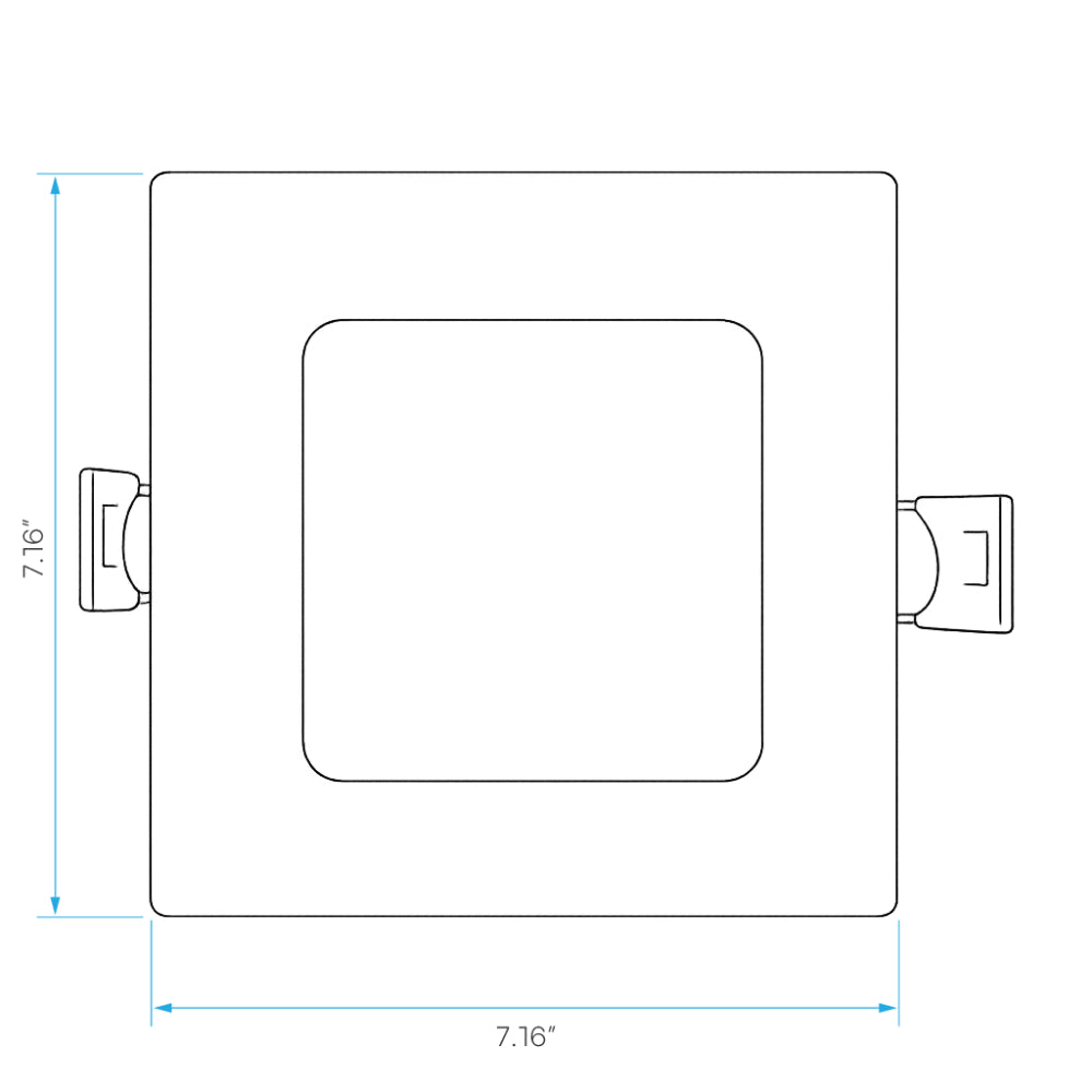 Luxrite 6" Smart Mini Panel RGB + Tunable White - Square Additional Image 1