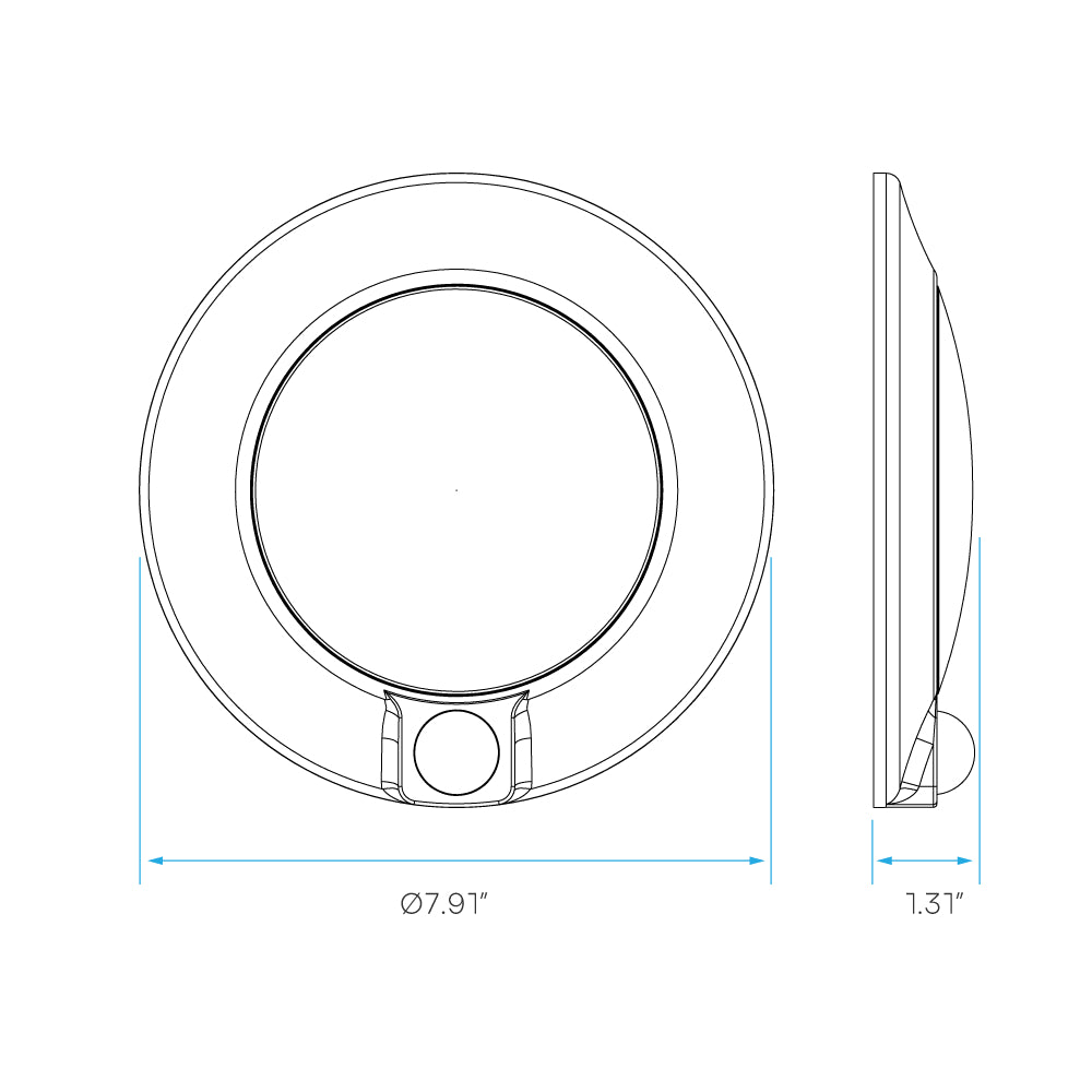 Luxrite 6" Surface Mount Disk 3CCT + PIR Additional Image 2