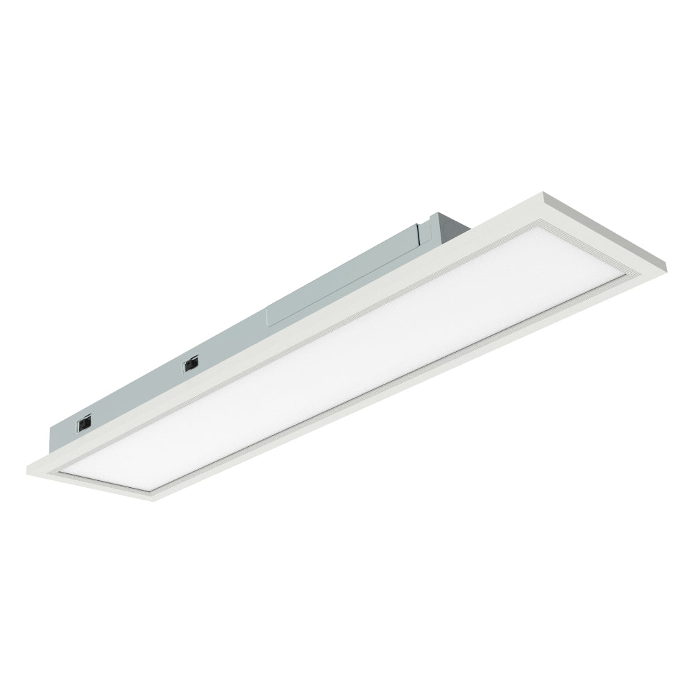 Luxrite 6" x 2' Recessed Backlit Panel - CCT & Wattage Selectable