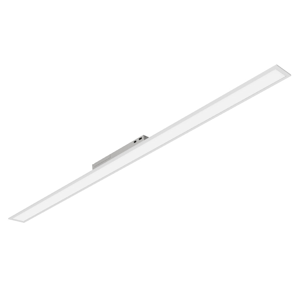Luxrite 6" x 8' Recessed Backlit Panel - CCT & Wattage Selectable