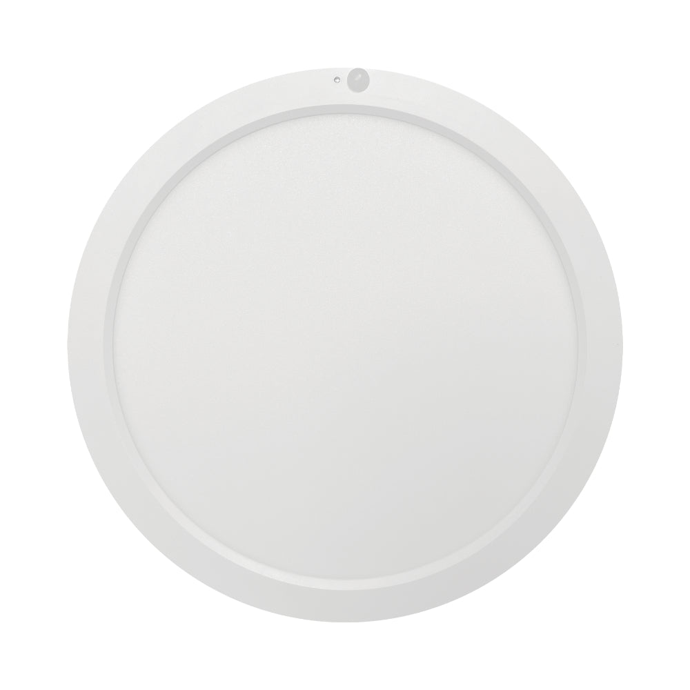 Luxrite 7" Adjustable Bi-Level PIR & Photocell Sensor Slim - CCT Selectable