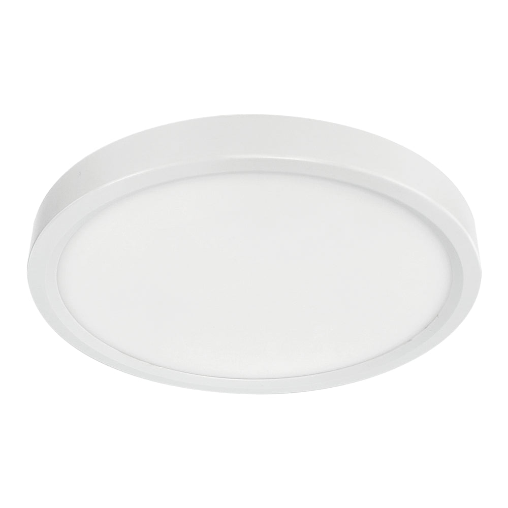 Luxrite 7" Slim Surface Mount 5 CCT Selectable - White Finish