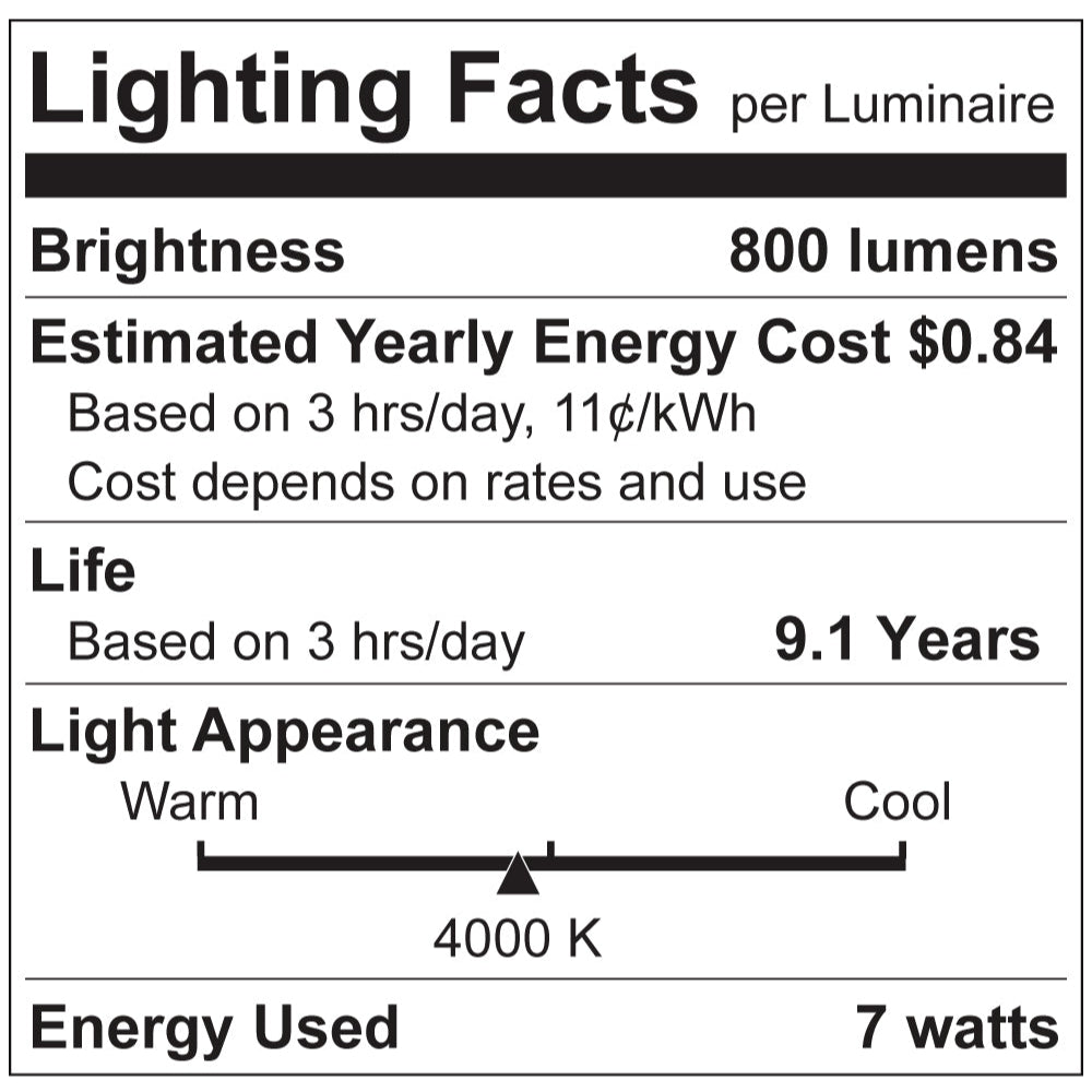 Luxrite 7W Flame Tip E12 LED Lamp Additional Image 5