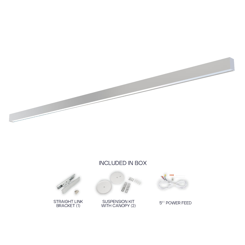 Luxrite 8' Architectural Linkable Linear 3 CCT/3 Wattage/Up-Down Selectable+EM Additional Image 2
