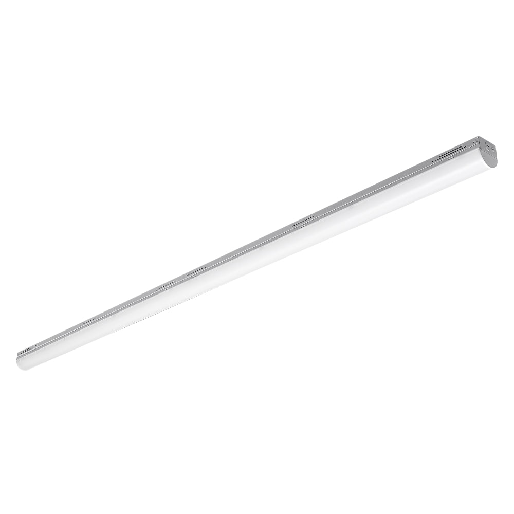 Luxrite 8' High Output Narrow Linear Fixture - 5CCT & 4 Wattage Selectable + EM + MS