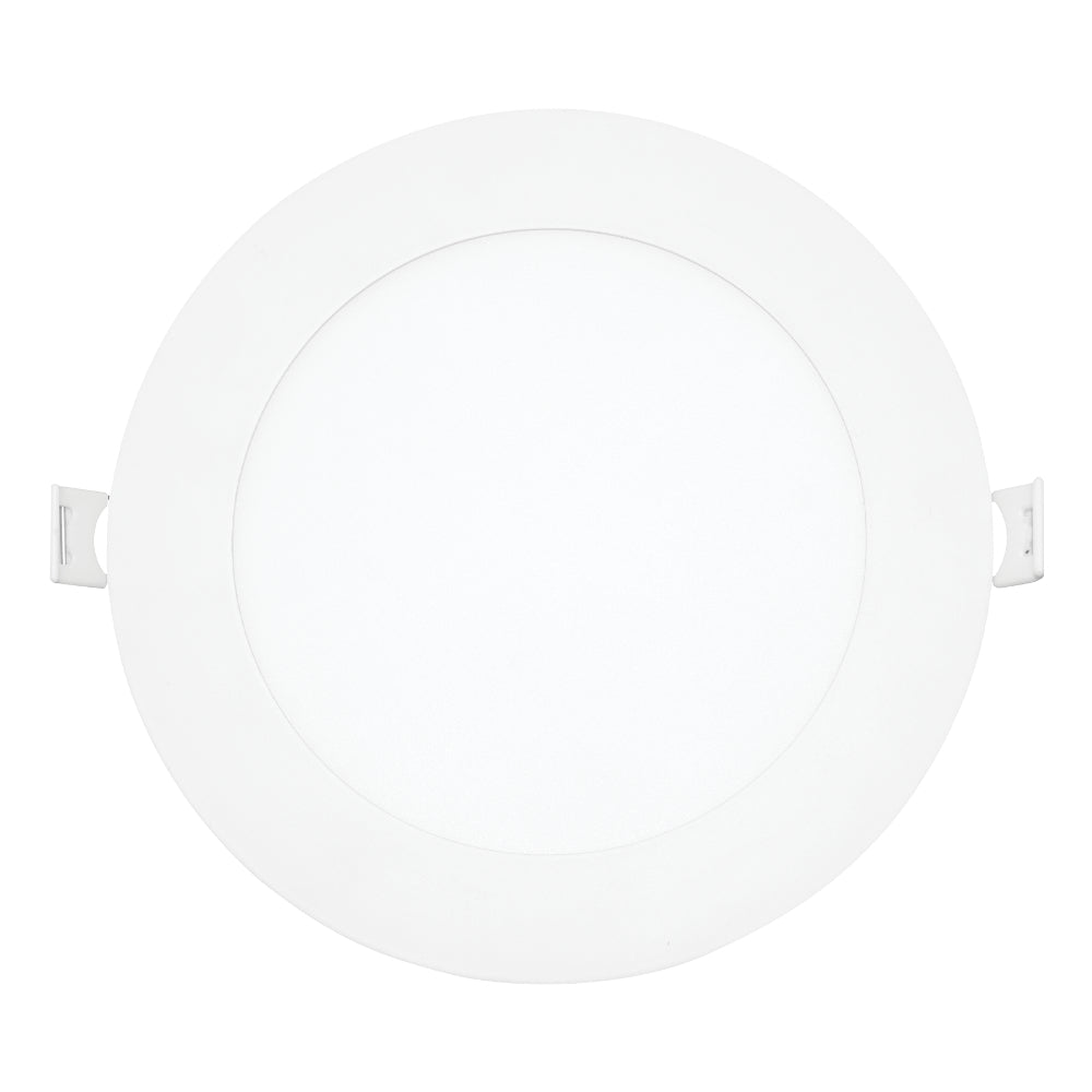 Luxrite 8" Mini Panel Canless Spotlight - CCT & Wattage Selectable Dual Dimming/Universal Voltage - High Output