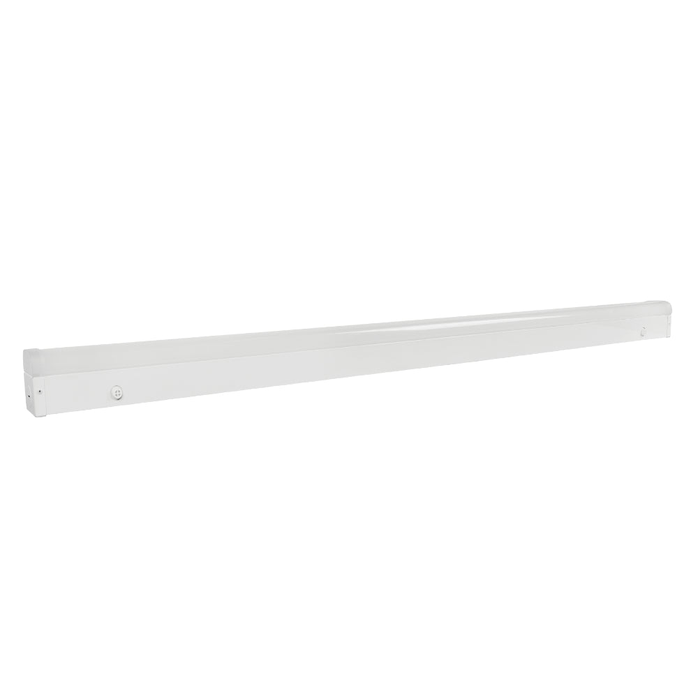 Luxrite 8' Quick Release Slim Linear Fixture - 3CCT & Wattage Selectable High Output +MS