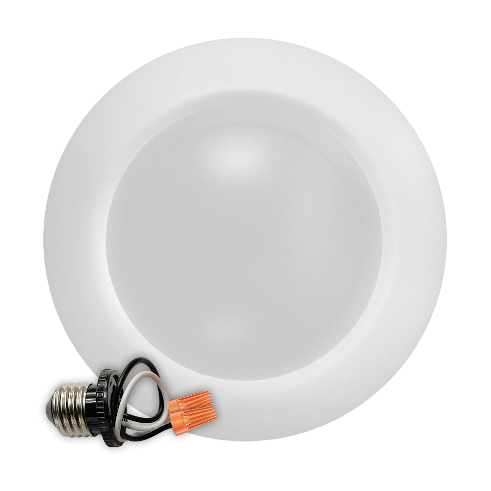 Luxrite 8" Surface Mount Disk + Recessed Can Retrofit 5CCT
