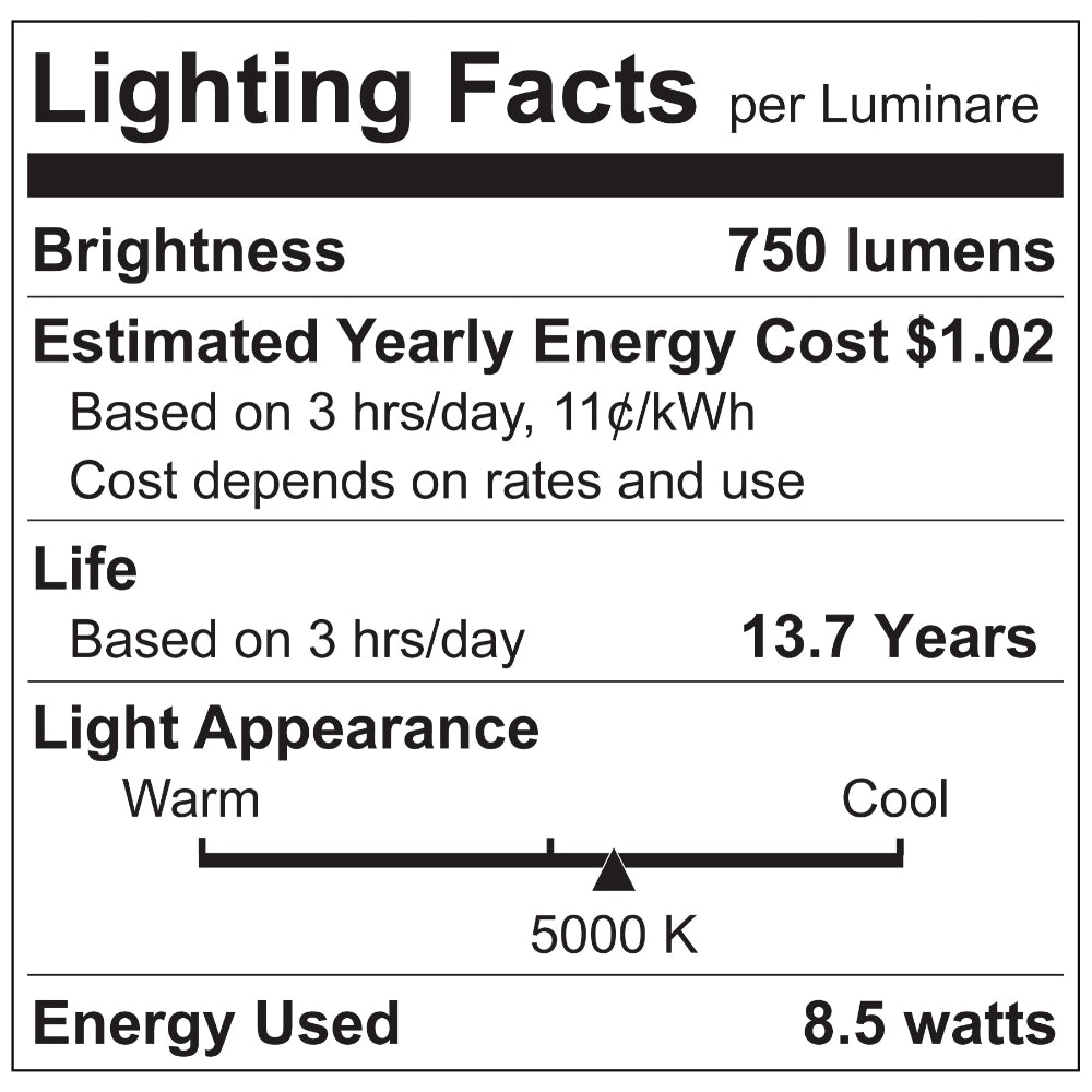 Luxrite A15 8.5W E26 Filament LED Lamp Additional Image - 9