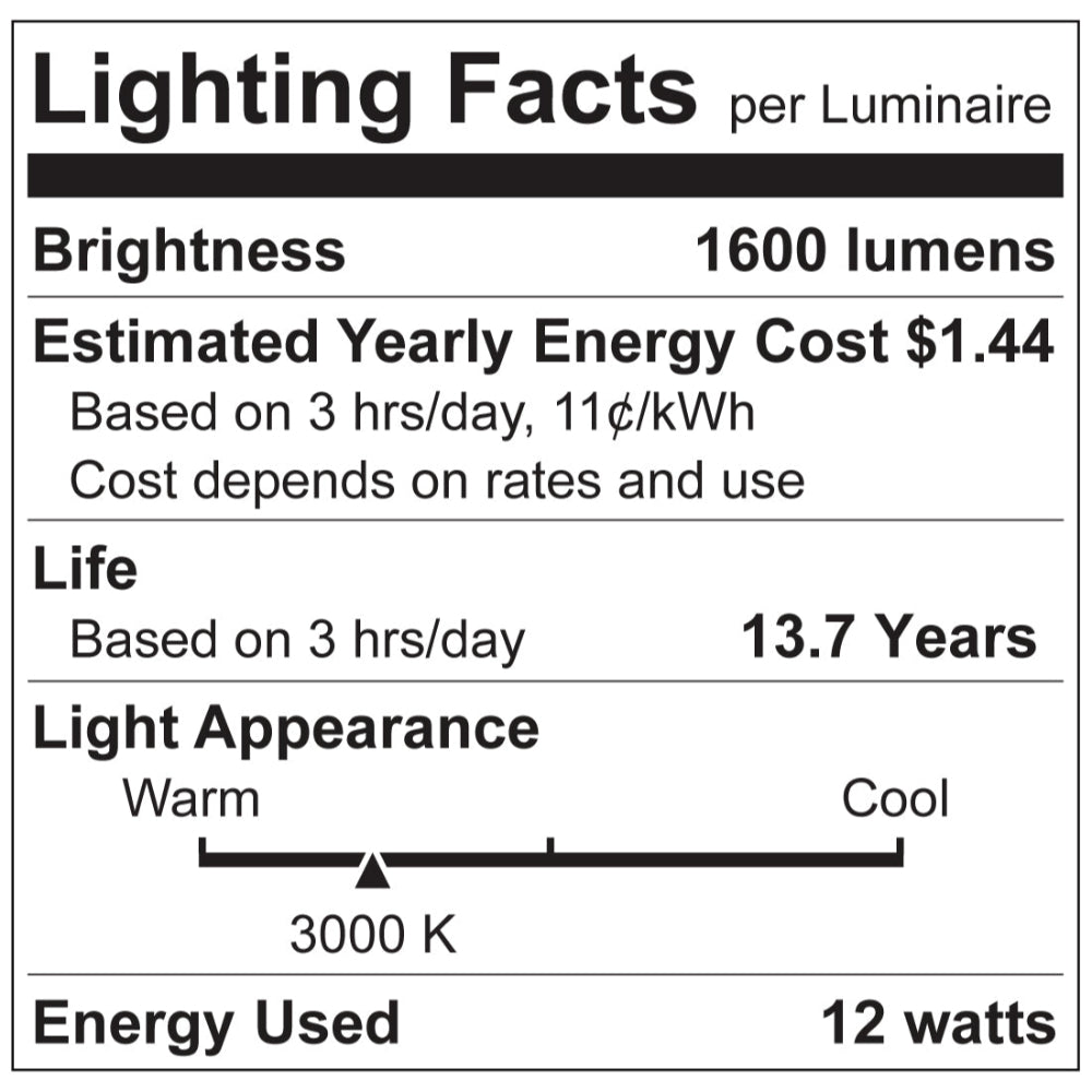 Luxrite A19 12W E26 Filament LED Lamp Additional Image - 3