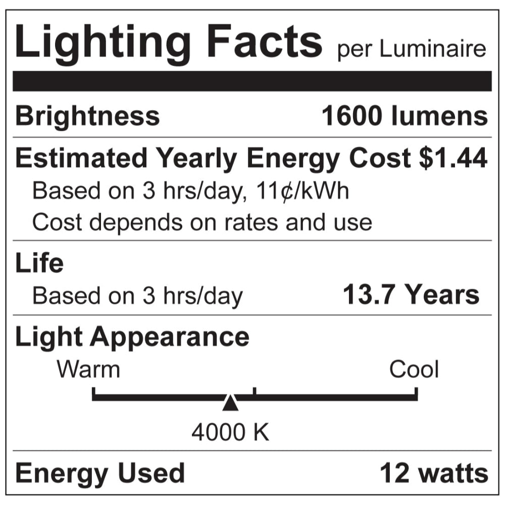 Luxrite A19 12W E26 Filament LED Lamp Additional Image - 4