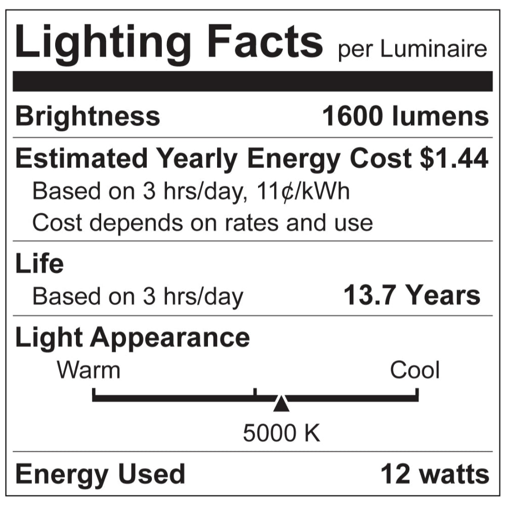 Luxrite A19 12W E26 Filament LED Lamp Additional Image - 5