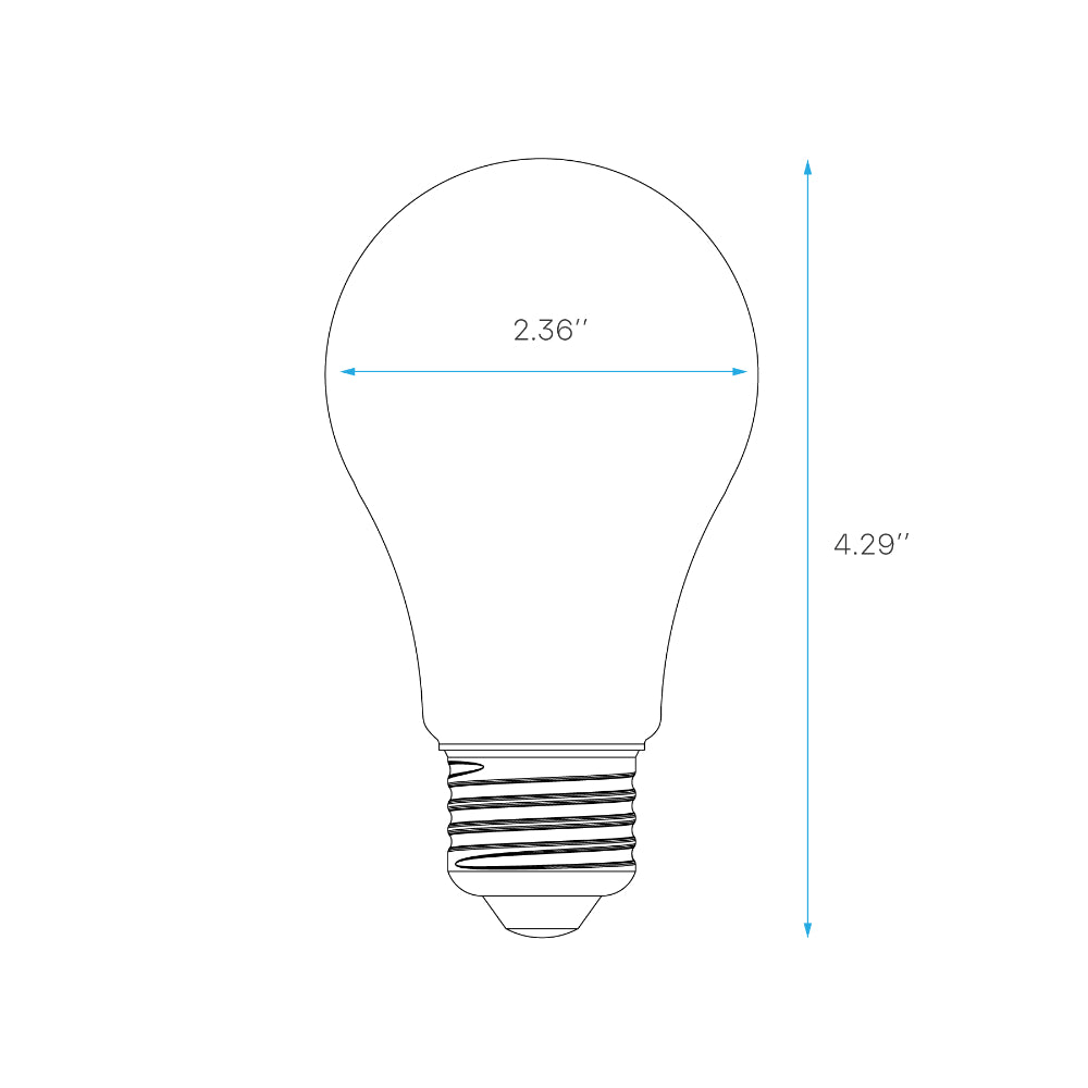 Luxrite A19 12W E26 Filament LED Lamp Additional Image - 6