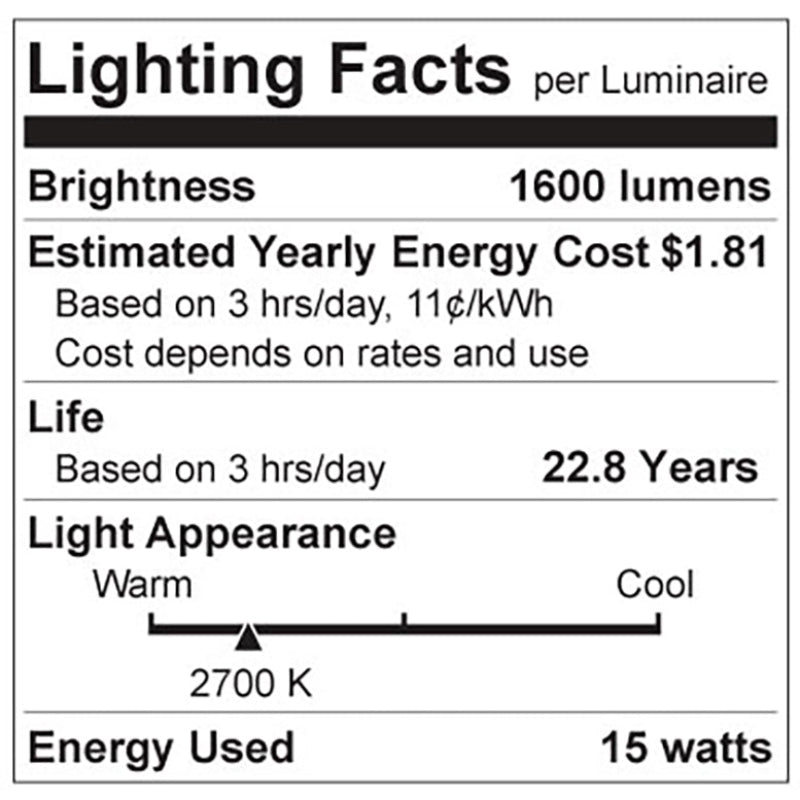 Luxrite A19 15W LED Lamp Additional Image 6