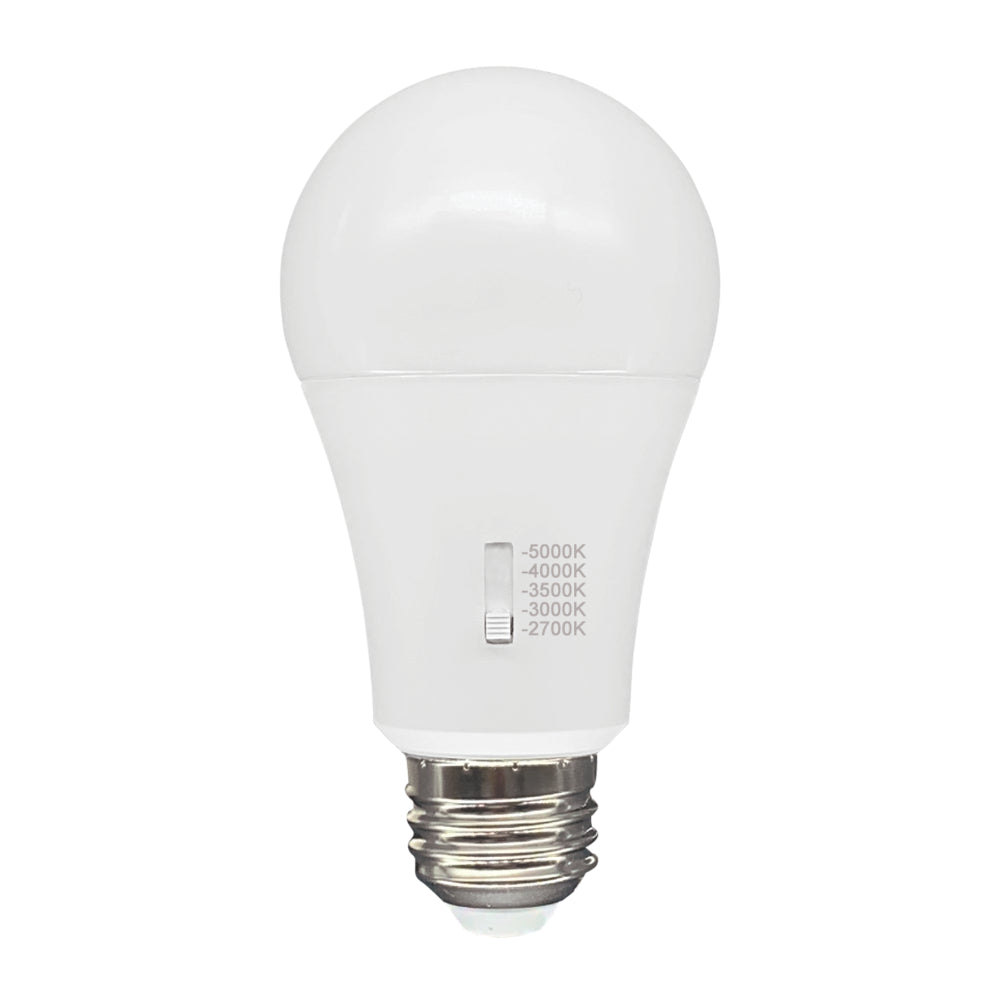 Luxrite A19 - 5 CCT Selectable LED Lamp