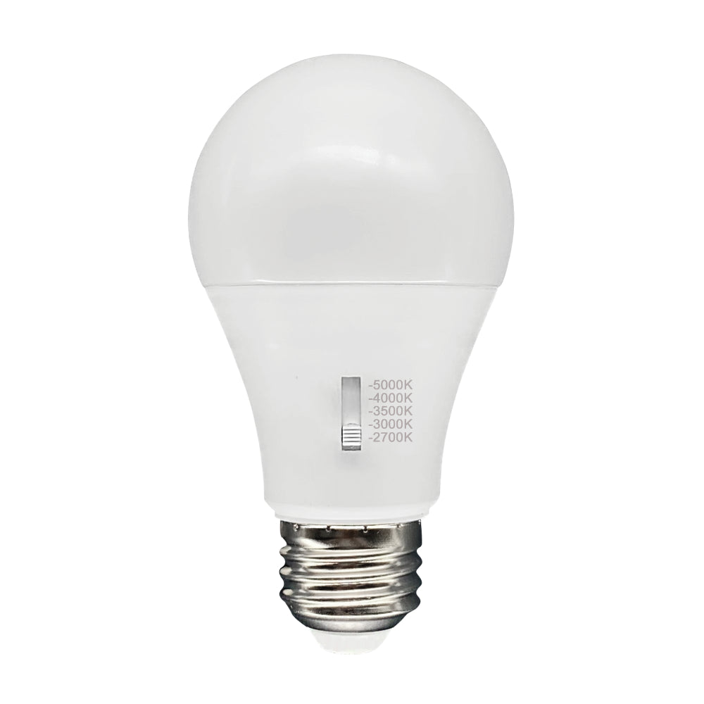 Luxrite A19 - 5 CCT Selectable LED Lamp