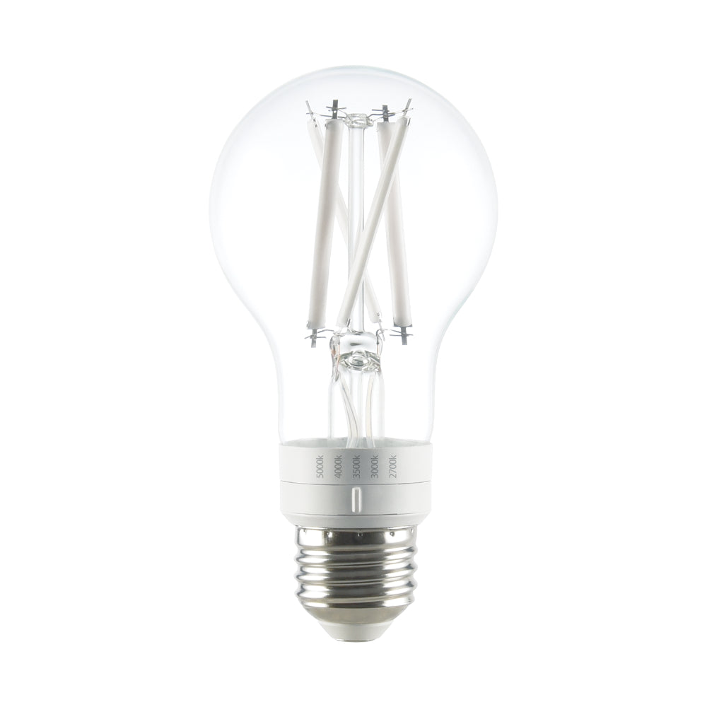 Luxrite A19 60W - 5CCT Selectable White Filament LED Lamp
